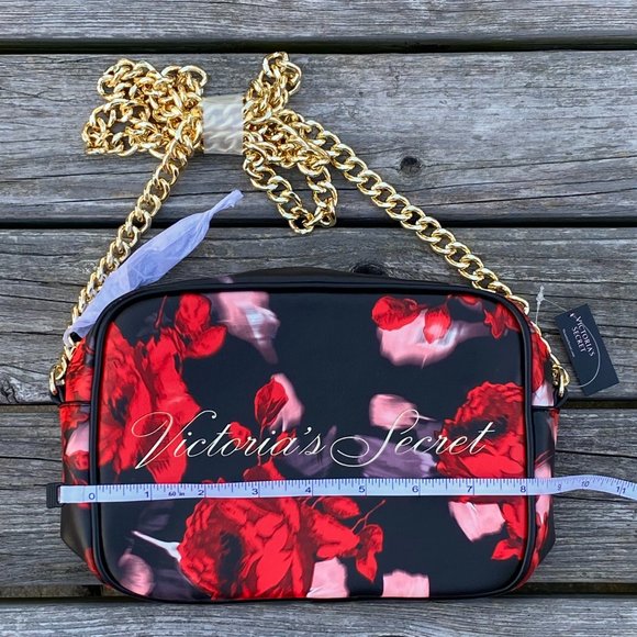 Victoria's Secret Bold Floral Chain Strap Crossbody Bag - Picture 11 of 16